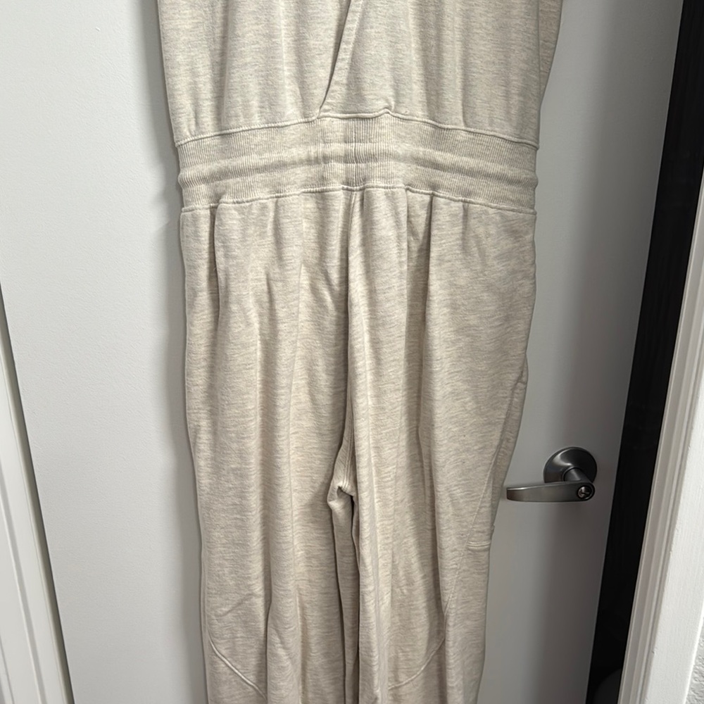 FP Movement Cream Jumpsuit with Self-Tie Waist - Picture 7 of 8